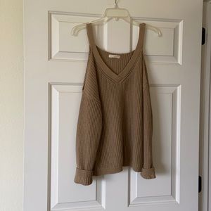 Pacsun L. A. Hearts Cold Shoulder Sweater